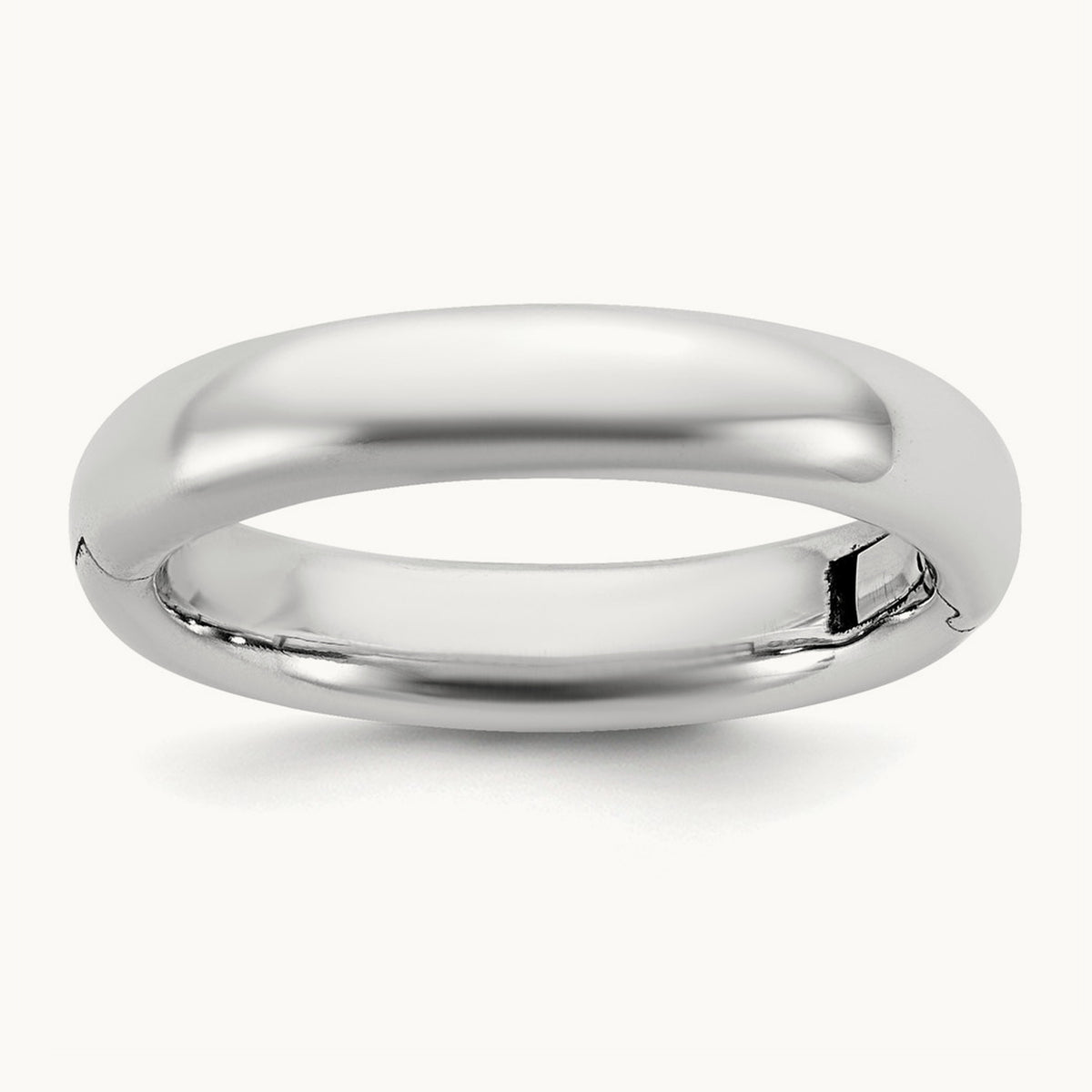 CLIQ Hinged Comfort Fit Wedding Band, 4mm, 14K White Gold