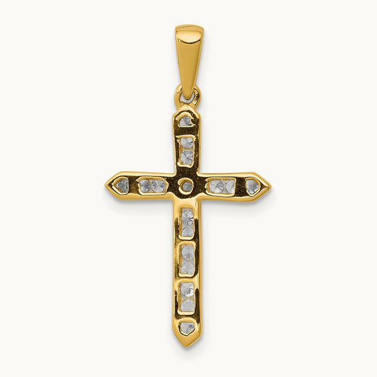 1/4ct. Diamond Cross Pendant — photo set
