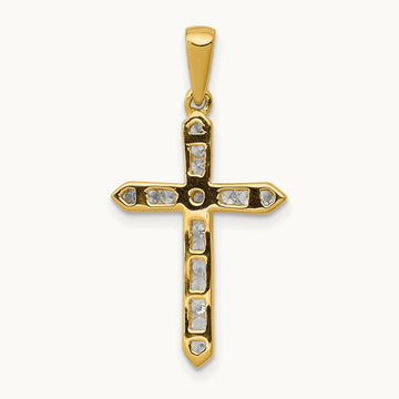 Cross Pendant, 0.25 ct tw Lab-Grown Diamond