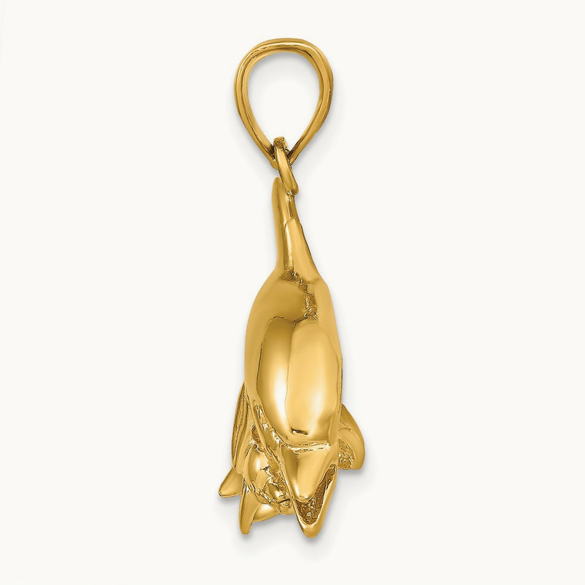Dolphins Pendant, 14K