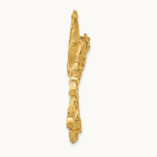 Large Eagle Charm, 14K