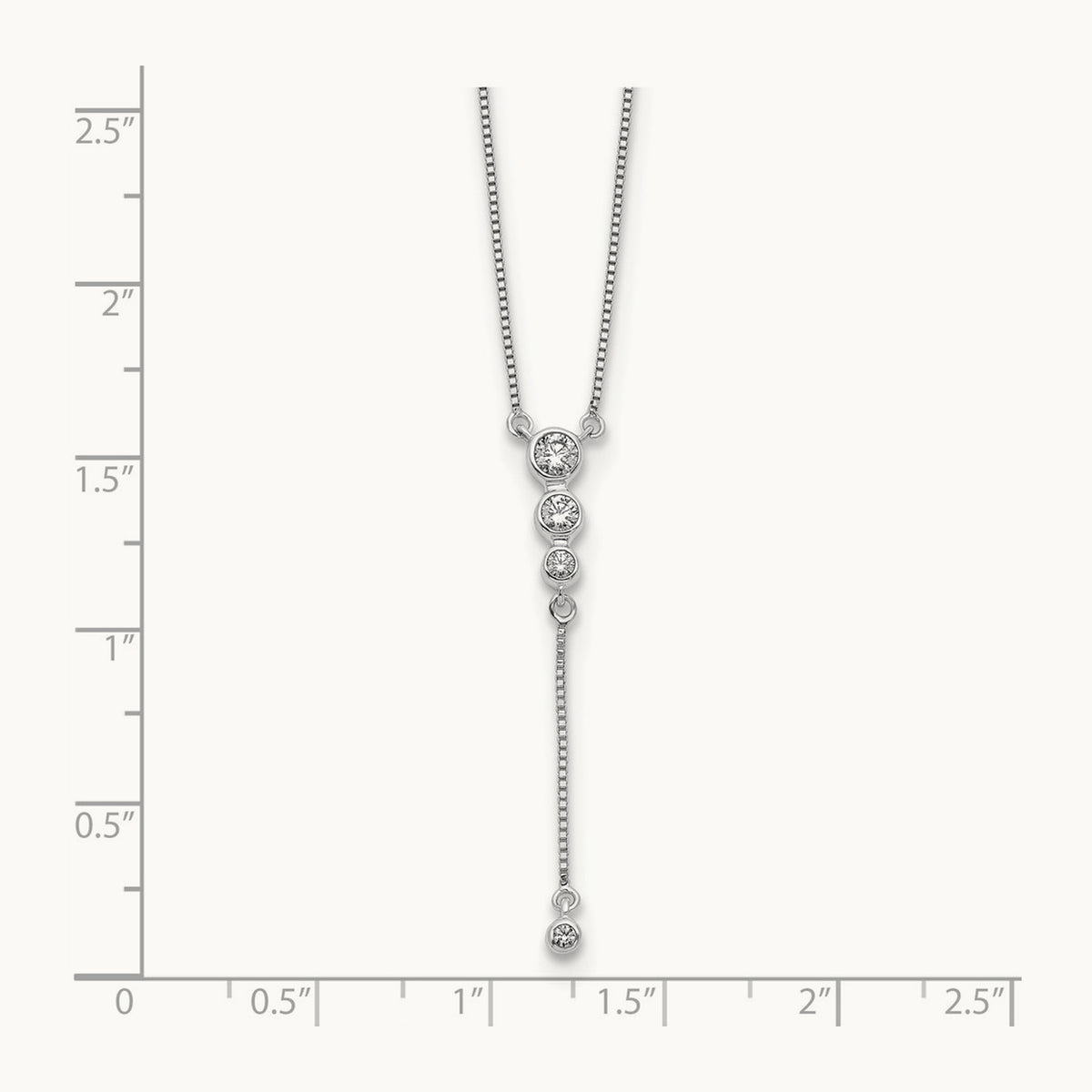 Dangle Necklace, 0.25 ct tw Lab-Grown Diamond