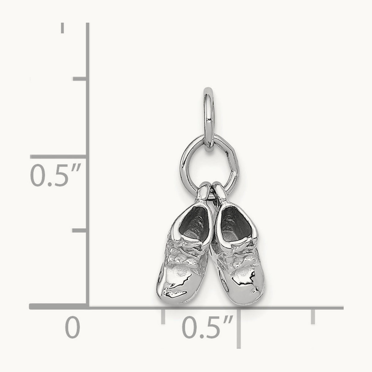 3D Moveable Baby Shoes Charm — photo set