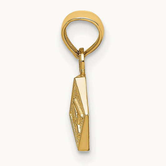 Baby Block Charm, 14K