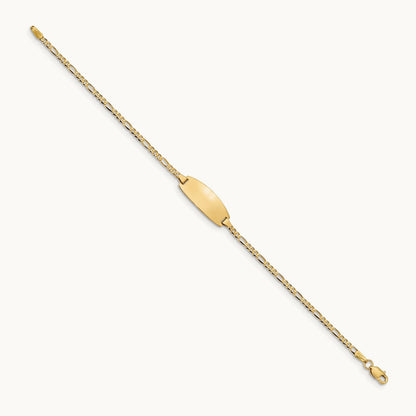 Oval Figaro ID Bracelet