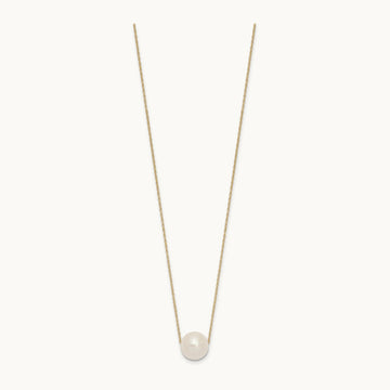 10- Semi-Round Freshwater Cultured Pearl Rope Necklace — 14K Yellow Gold