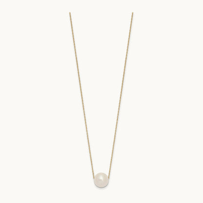 10- Semi-Round Freshwater Cultured Pearl Rope Necklace — 14K Yellow Gold