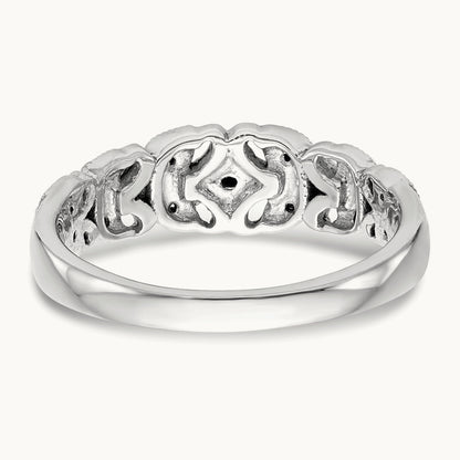 Diamond Band, 14K White Gold