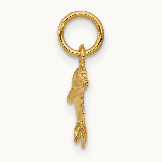 Dolphin Pendant, 14K