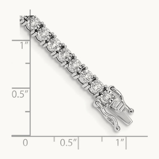 Illusion Bracelet, 2.00 ct tw Lab-Grown Diamond