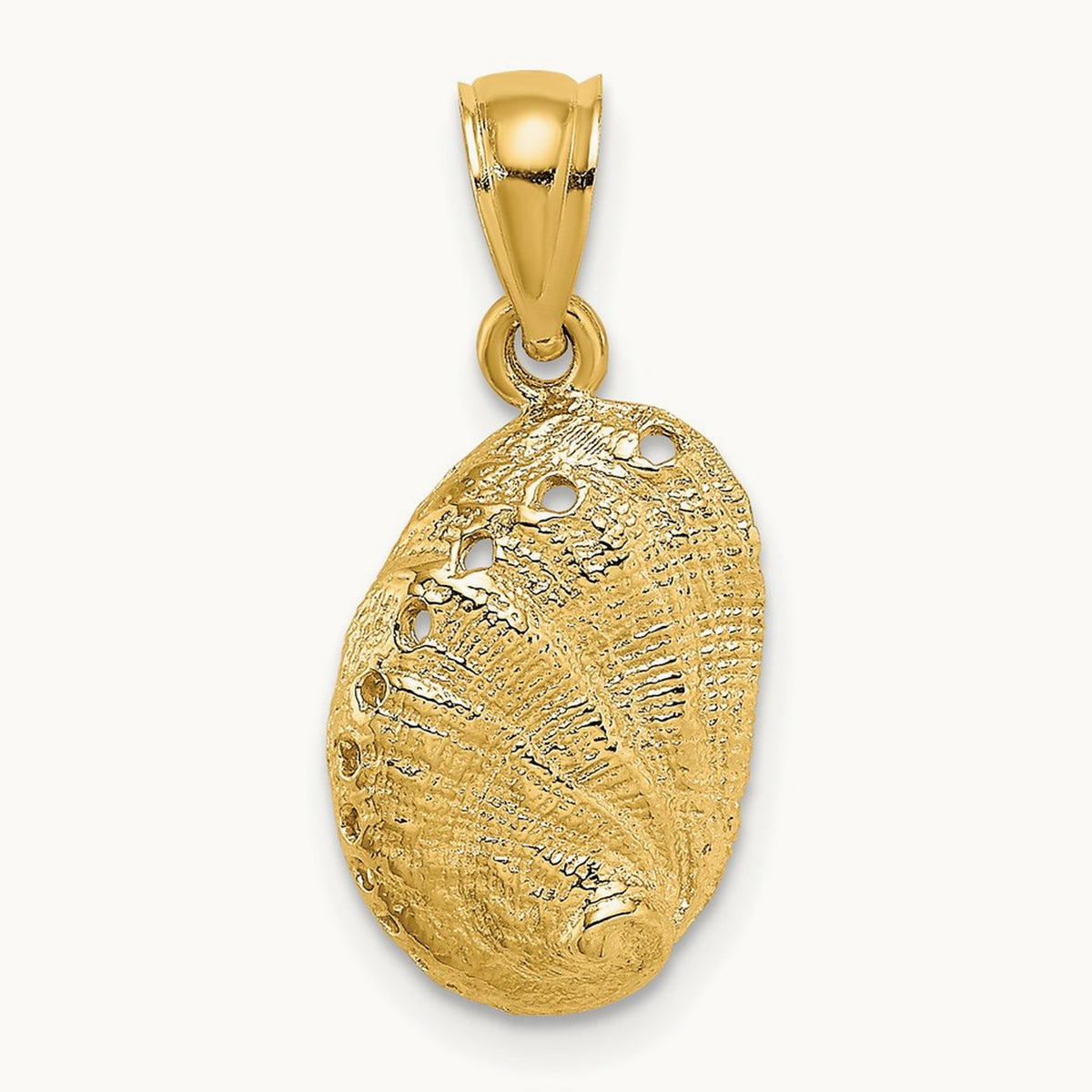 Abalone Shell Charm, 14K