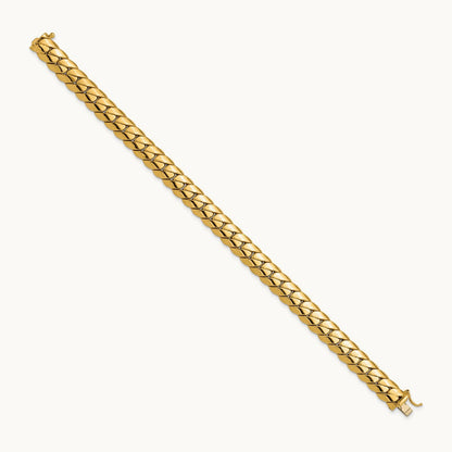 Polished Fancy Link Men's Bracelet — photo set