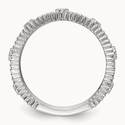 Fashion Band, 0.25 ct tw Lab-Grown Diamond — 14K White Gold
