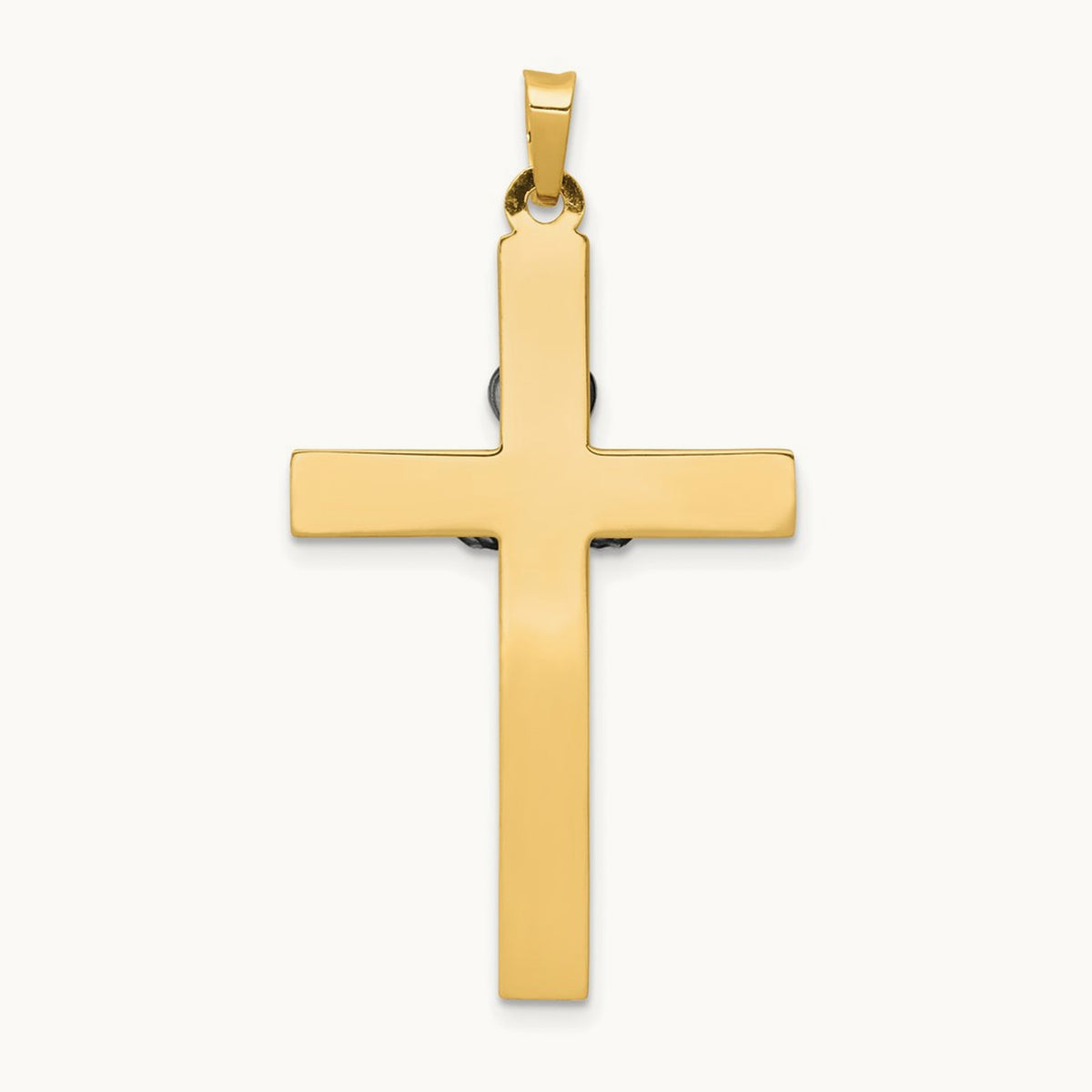 Claddagh Cross Pendant, 14K Two-tone