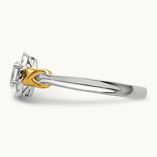 Oval Promise/Engagement Ring, 0.25 ct tw