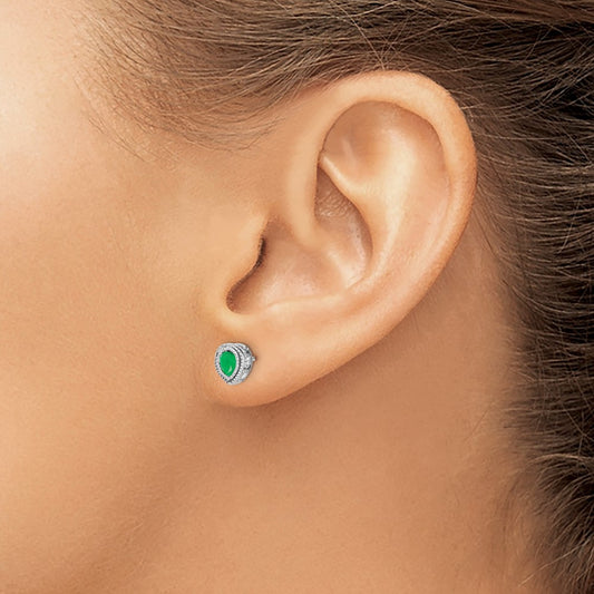 Emerald and Diamond Earrings — photo set