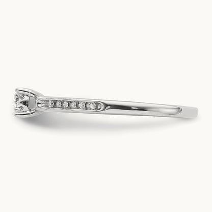Diamond Ring, 14K White Gold