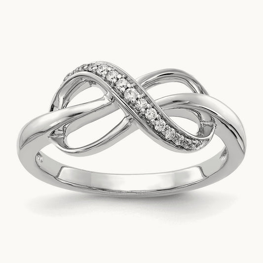 Diamond Infinity Ring — photo set