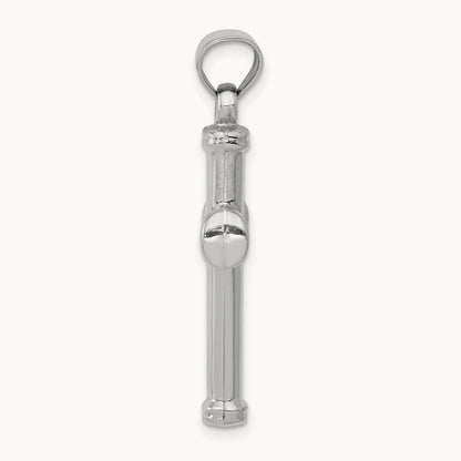 Polished Cross Pendant, 14K White Gold