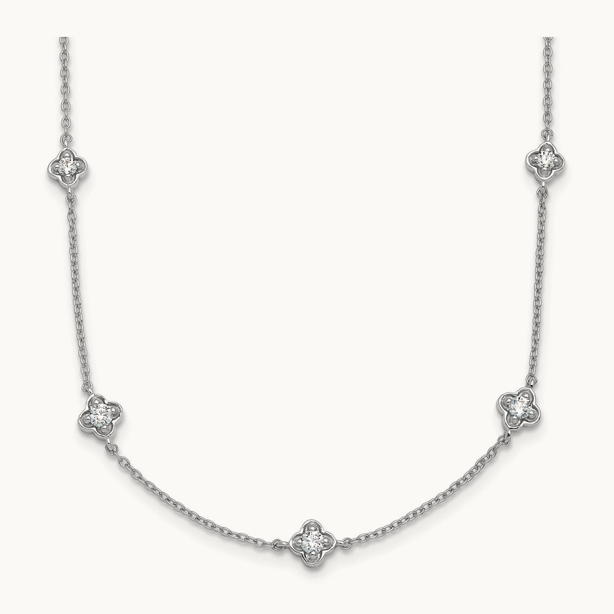 Diamond Multi Station Necklace