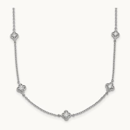Diamond Multi Station Necklace