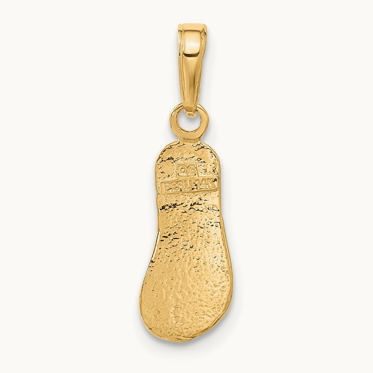 3D Single Flip-Flop Pendant — photo set