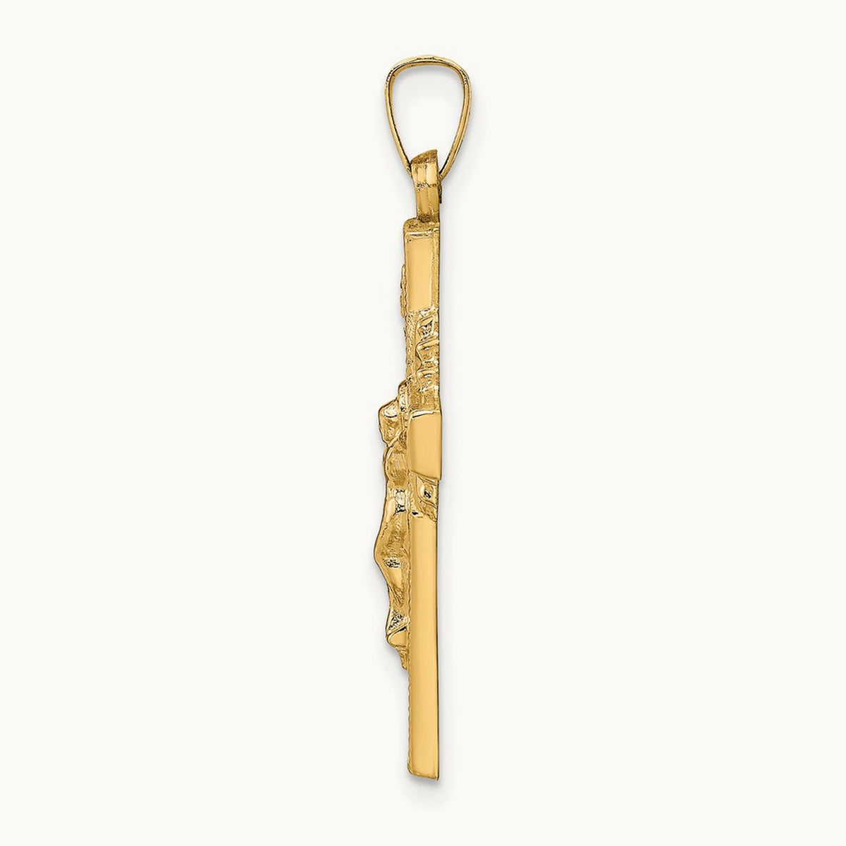 INRI Hollow Crucifix Pendant — photo set