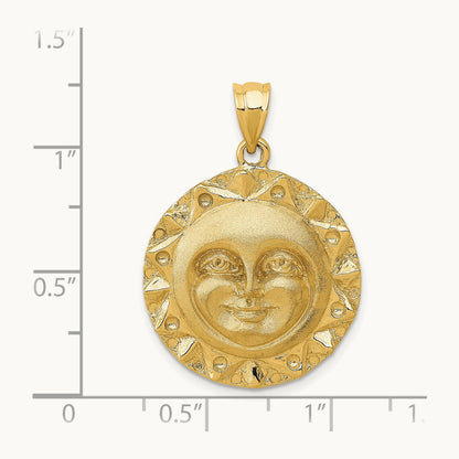 Sun Charm, 14K