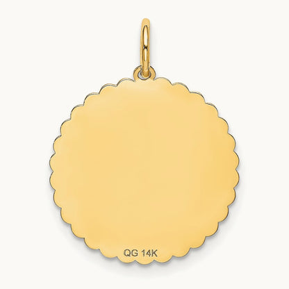 SWEET 16 Disc Charm, 14K