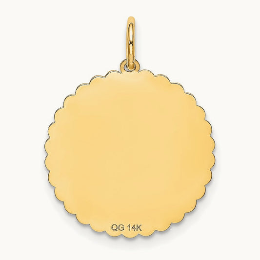 SWEET 16 Disc Charm, 14K