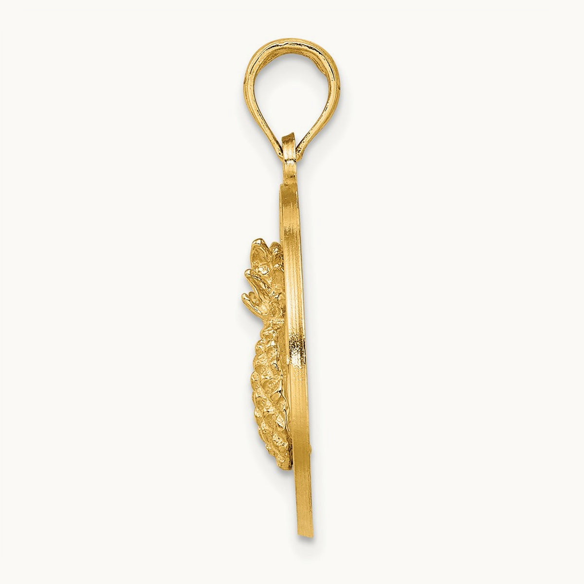 CHARLESTON Pineapple Charm, 14K