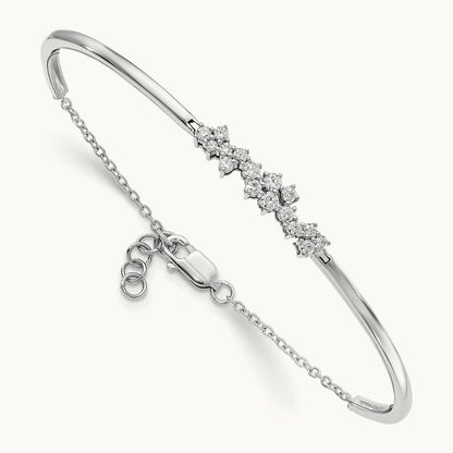 Diamond Bangle Bracelet — photo set