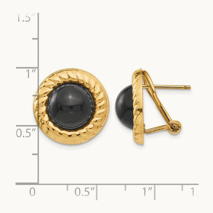 Onyx Fancy Earrings — photo set