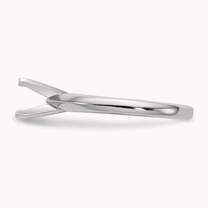1ct. Medium-Weight Knife Edge 4-Prong Mounting, 14K White Gold