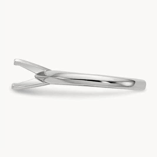 1.5ct. Medium-Weight Knife Edge 4-Prong Mounting, 14K White Gold
