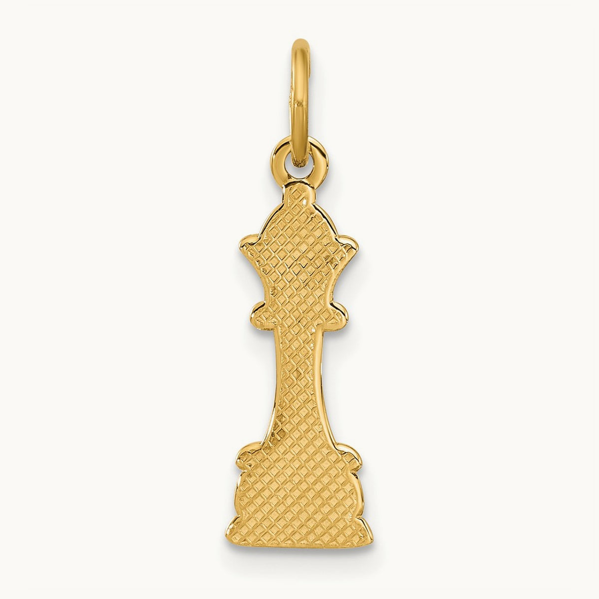 Fancy Queen Chess Piece, 14K Yellow Gold