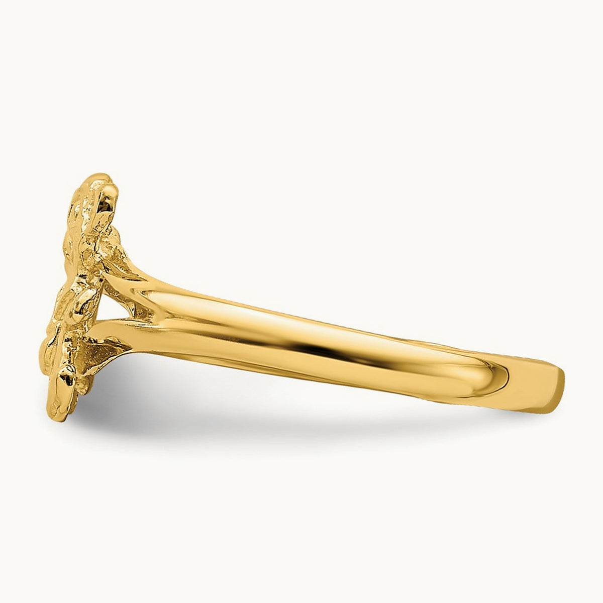 Teddy Bear Baby Ring, 14K