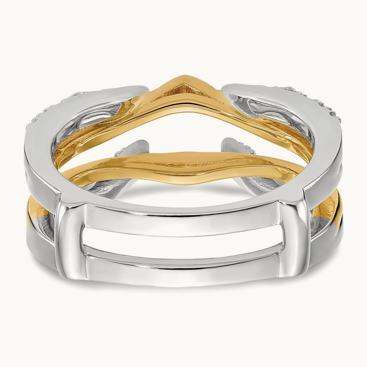 Diamond Guard, 14K Two-tone