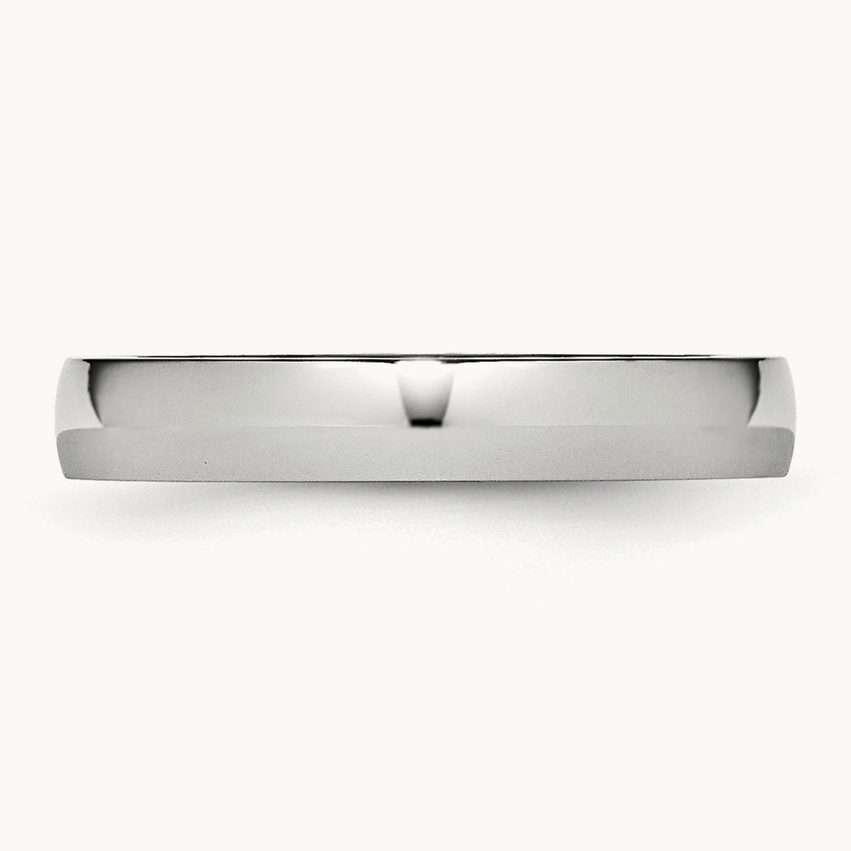 Cobalt Polished Half Round Band — 4mm