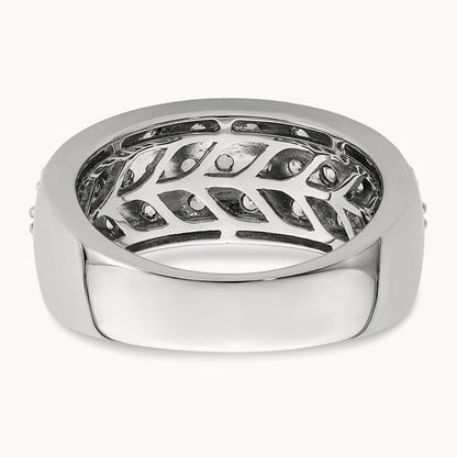Complete Diamond Band, 14K White Gold