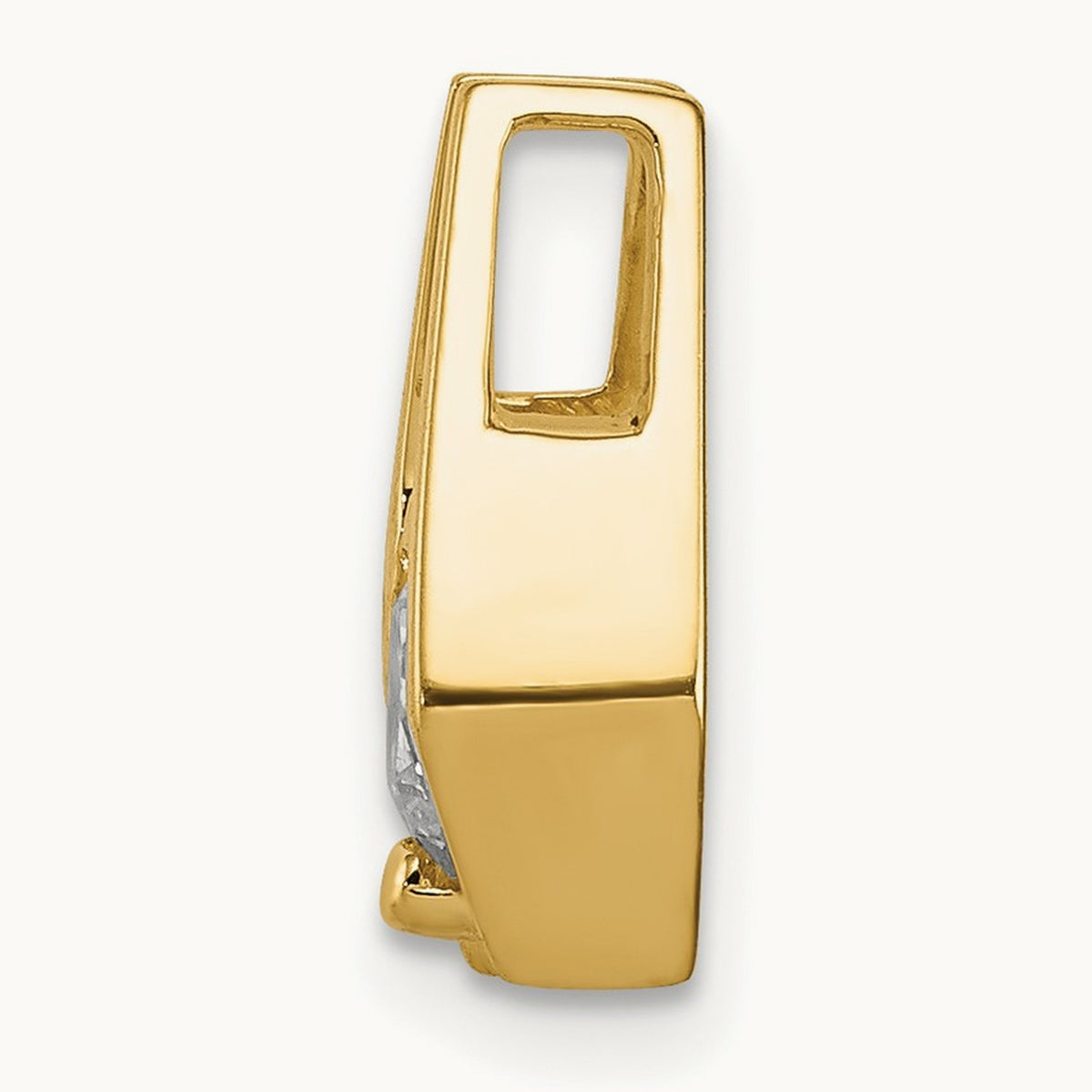 Diamond Slide — 14K Yellow Gold