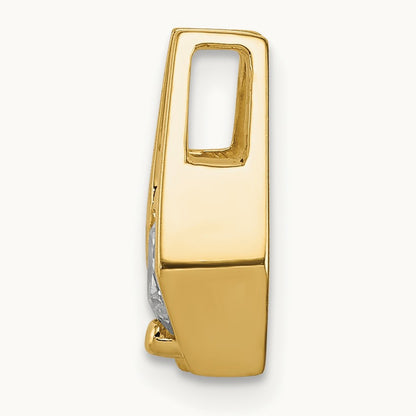 Diamond Slide — 14K Yellow Gold
