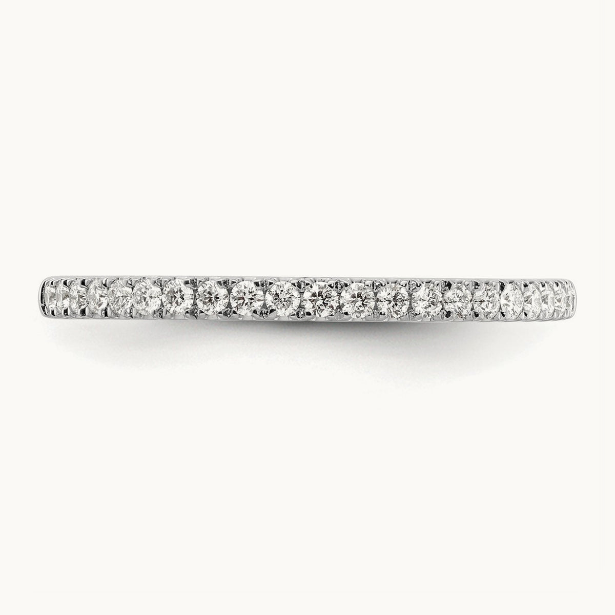 Matching Diamond Wedding Band, 14K White Gold