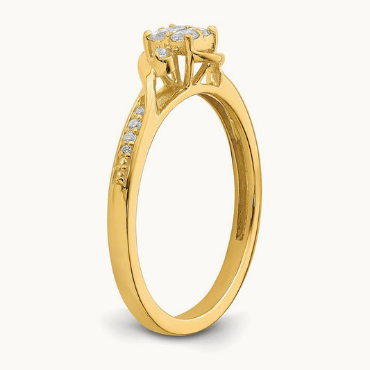 Diamond Complete Engagement Ring — photo set