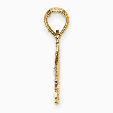 I'D RATHER BE FLYING Charm, 14K