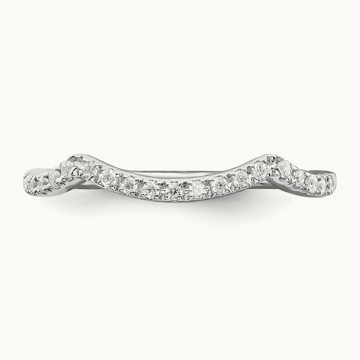 Contoured Diamond Band — photo set