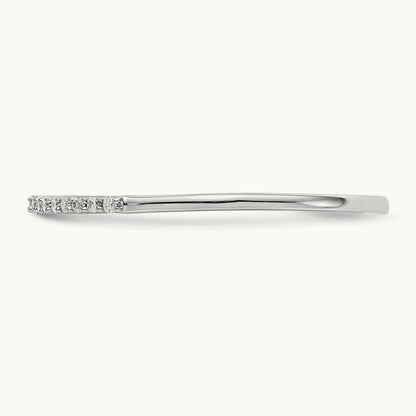 Diamond Band, 14K White Gold
