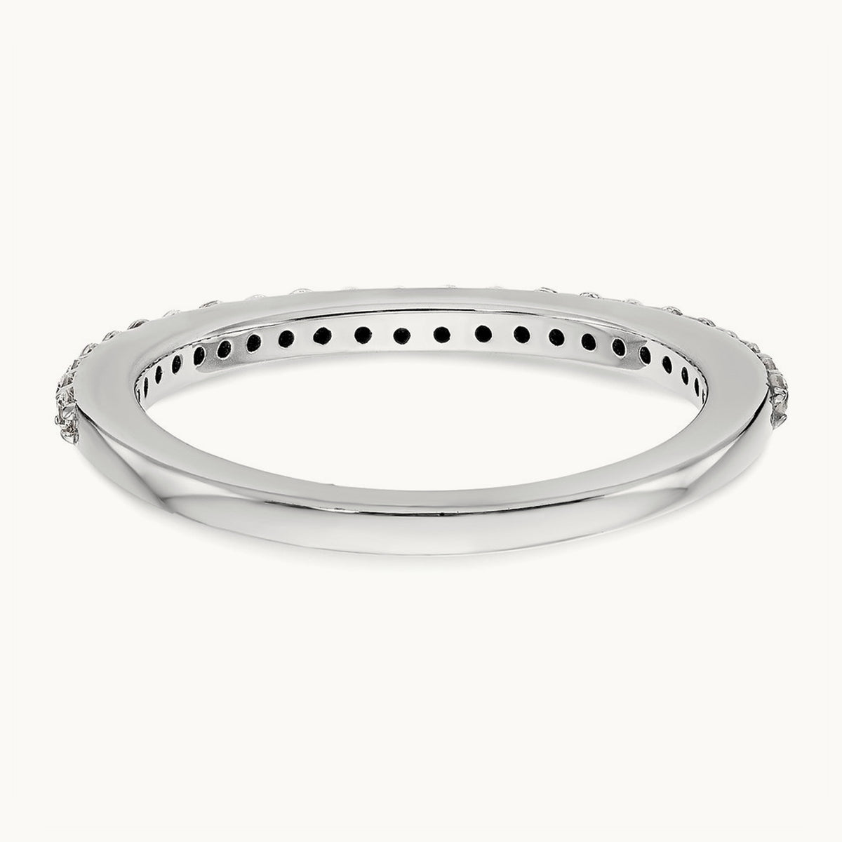 Diamond Band, 14K White Gold