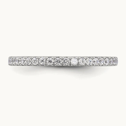 Complete Diamond Wedding Band, 14K White Gold