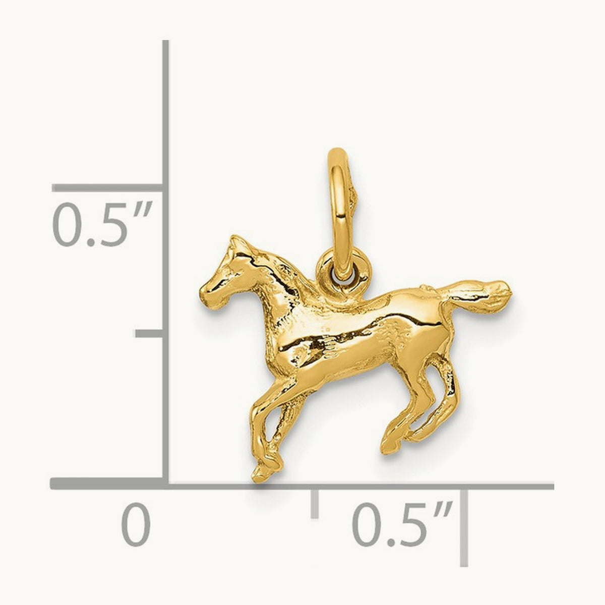 Polished Horse Charm — photo set